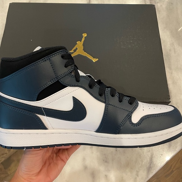 Nike Other - Air Jordan 1 Mid • Armory Navy / White-Black